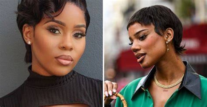 Edgy Pixie Cuts For African American Women