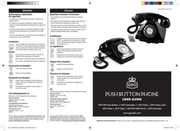 GPO 9401 USER MANUAL Pdf Download ManualsLib