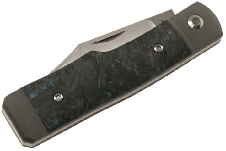 Jack Wolf Sharpshooter Jack, Blue Fat Carbon SHSHFC slipjoint zakmes